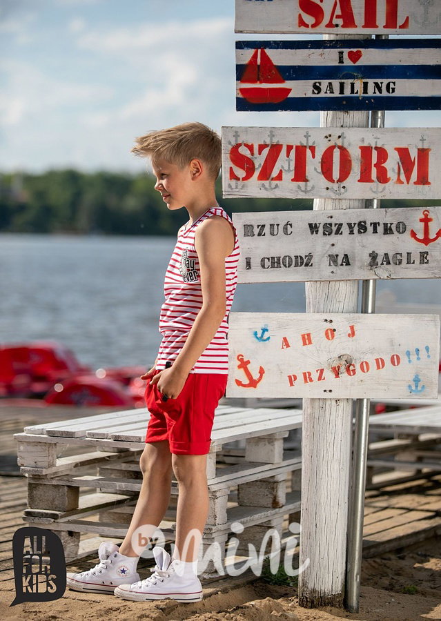 Coolest letní set - červený