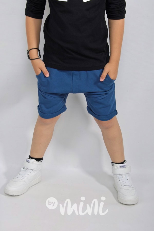 Despacito basic kraťasy - modré