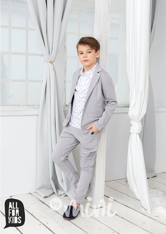 Elegant sako - pastel grey