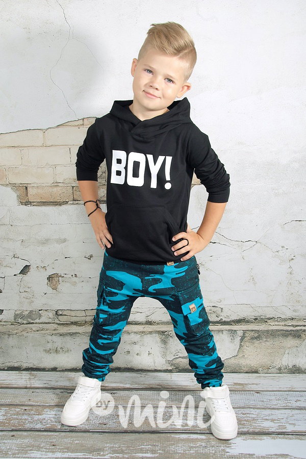 Tyrkys army baggy kapsáče zip