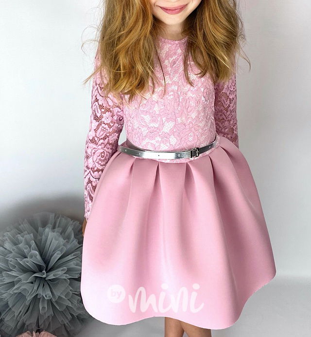 Dětské sváteční šaty s dlouhým rukávem