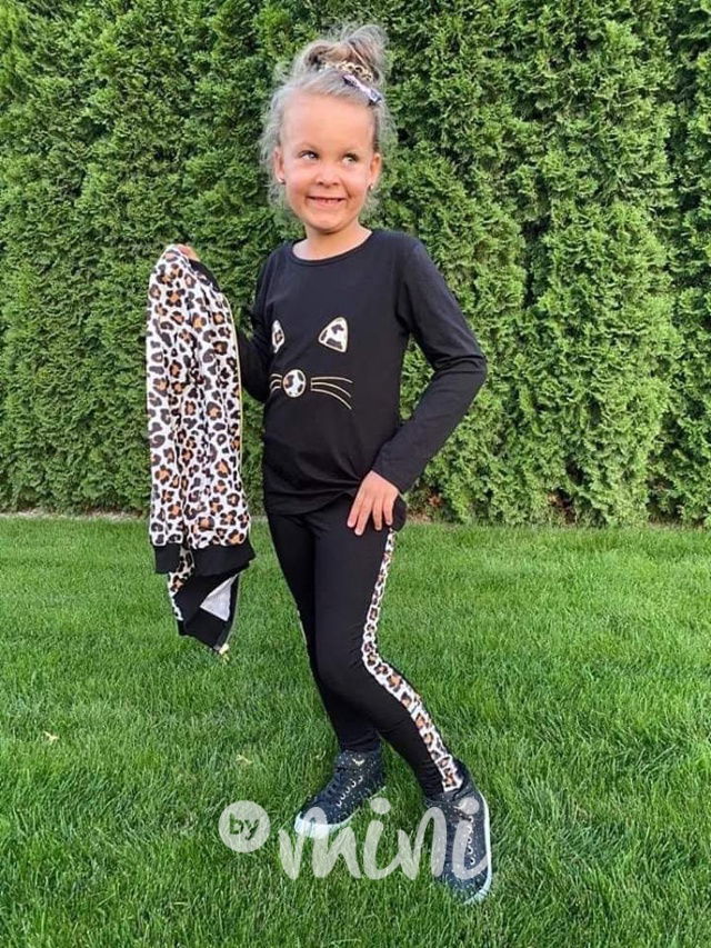 3pcs Leopard CAT dětská souprava