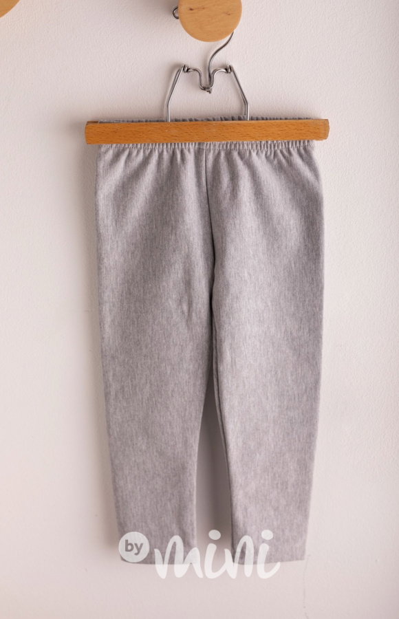 Zateplené legíny Lily - šedý melír