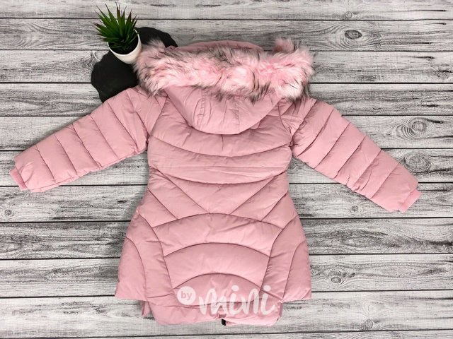 Dívčí zimní kabát PINK