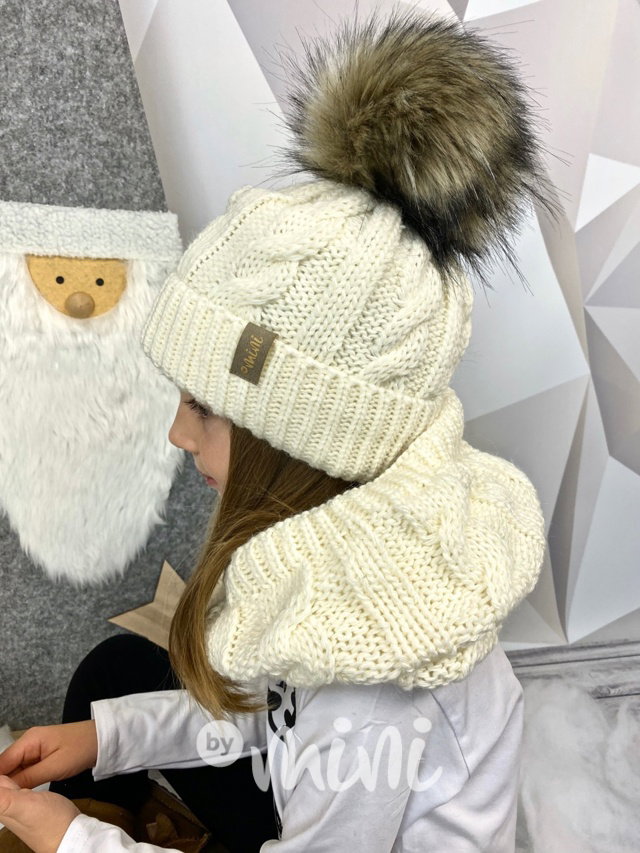 SUPER TERMO kulich + maxi nákrčník Off White
