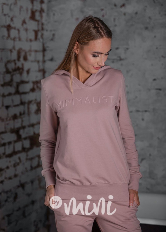 Minimalist teplákovka pro maminky - růžová