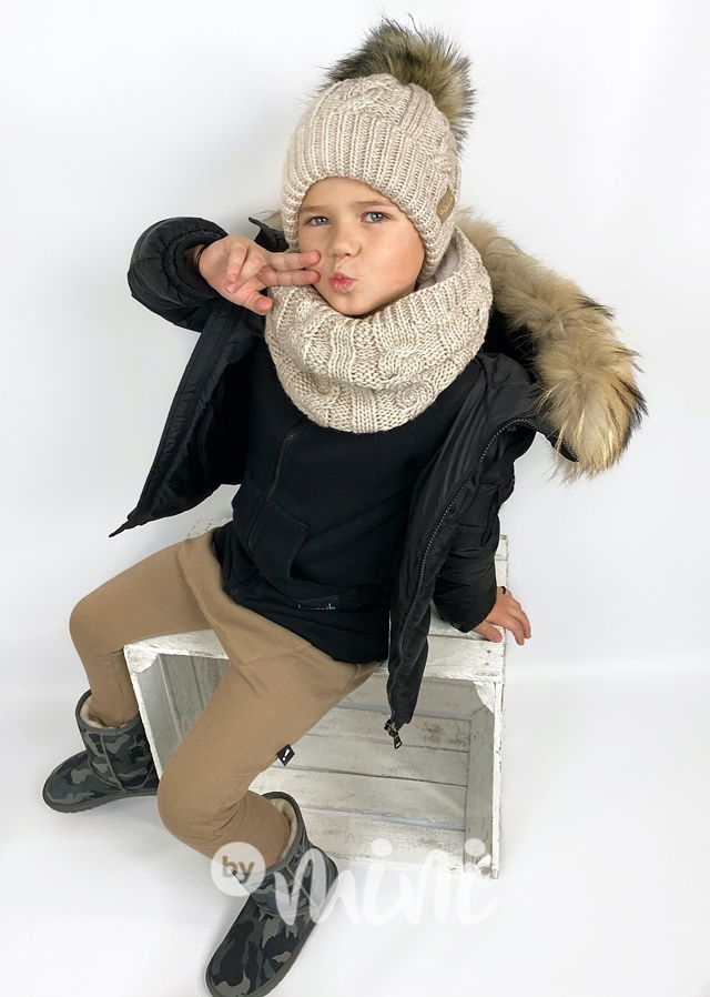 SUPER TERMO kulich + maxi nákrčník CINNAMON Breeze