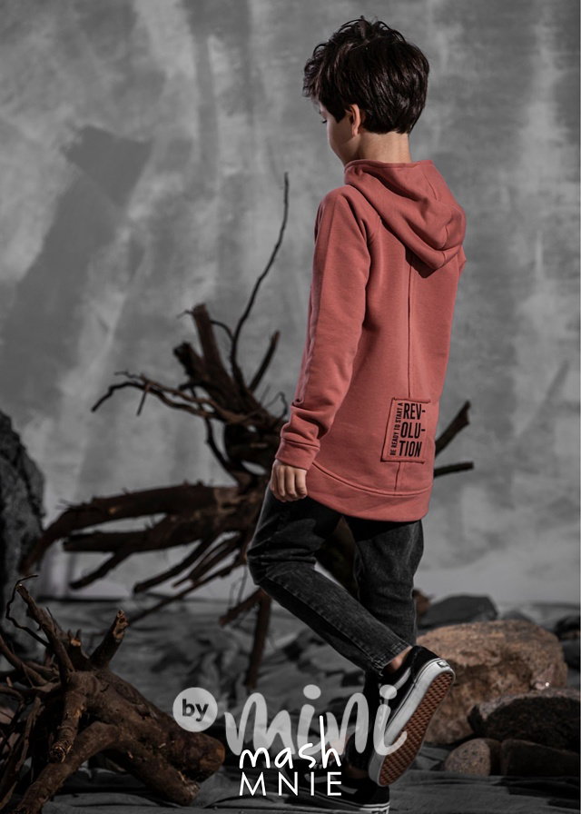 Mikina Revolution coral *MashMnie*
