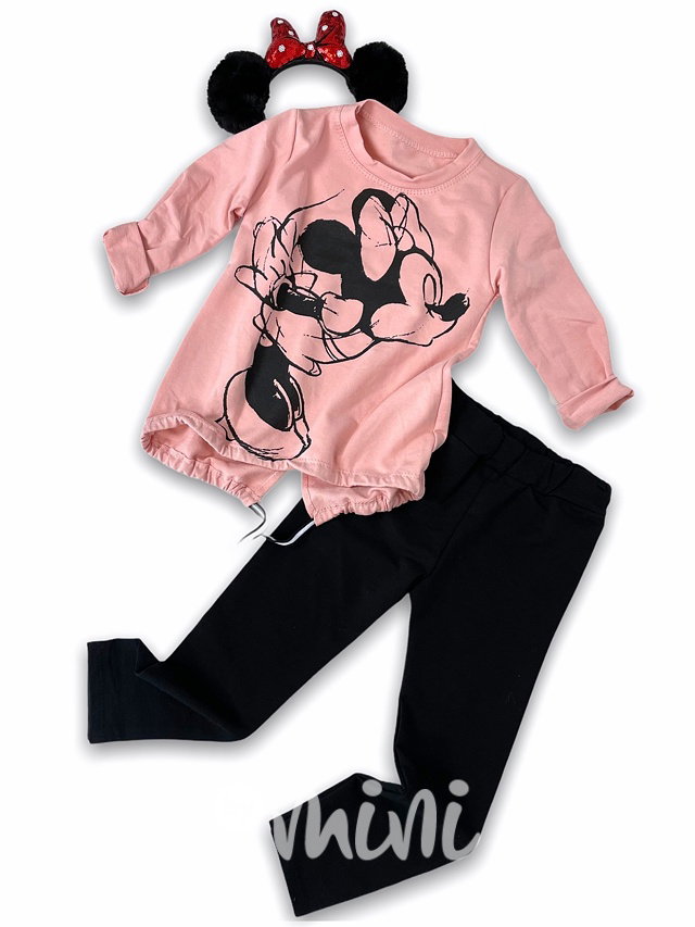 Minnie blůzka + jegginy
