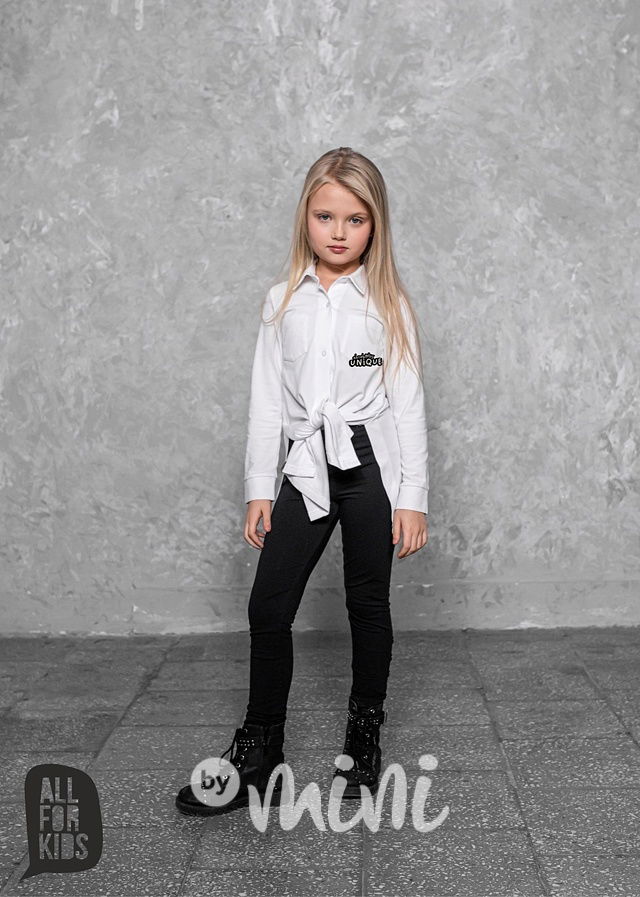 Cat power košilová tunika white *AFK*