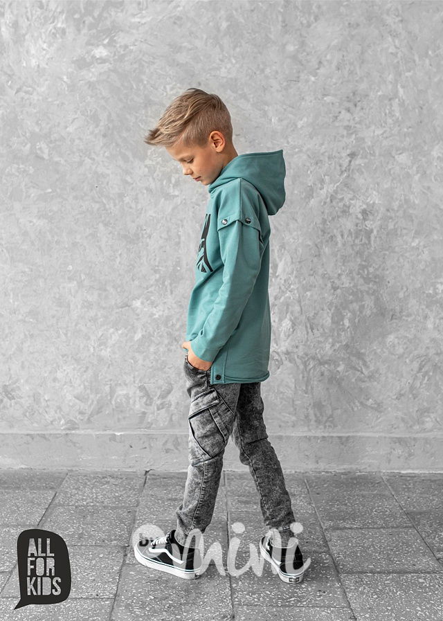 Ice black denim cotton kalhoty *AFK*