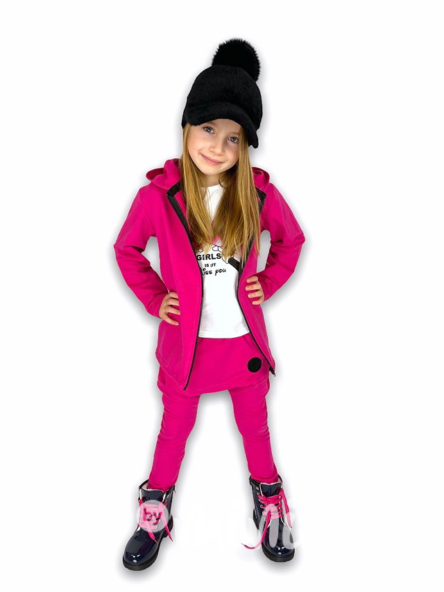 Fashion baggy tepláčky - malinové *DreamDress*