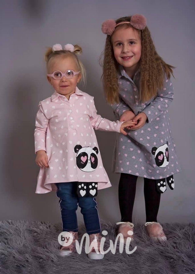 PANDA KOŠILOVÁ TUNIKA DĚTSKÁ batolecí