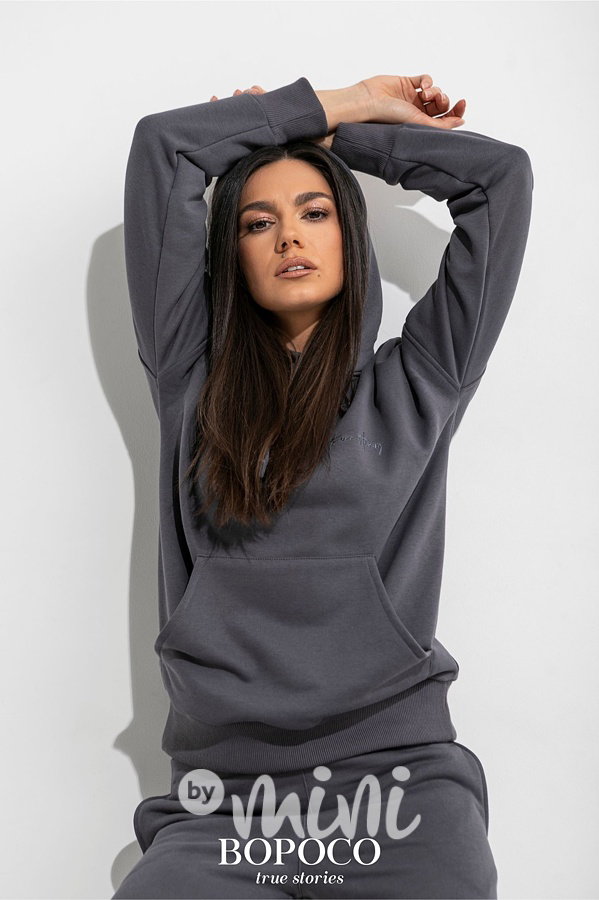 Loungewear teplákovka - steel #MiniMe