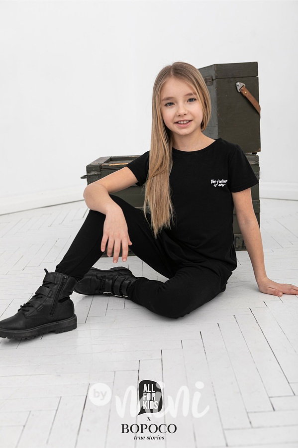 Triko Future černé #MiniMe