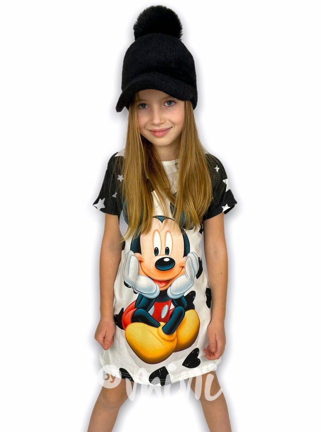 Mickey šaty krátký rukáv