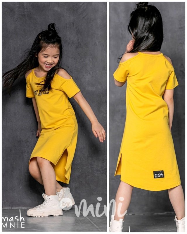 LOVE šaty yellow *MashMnie*