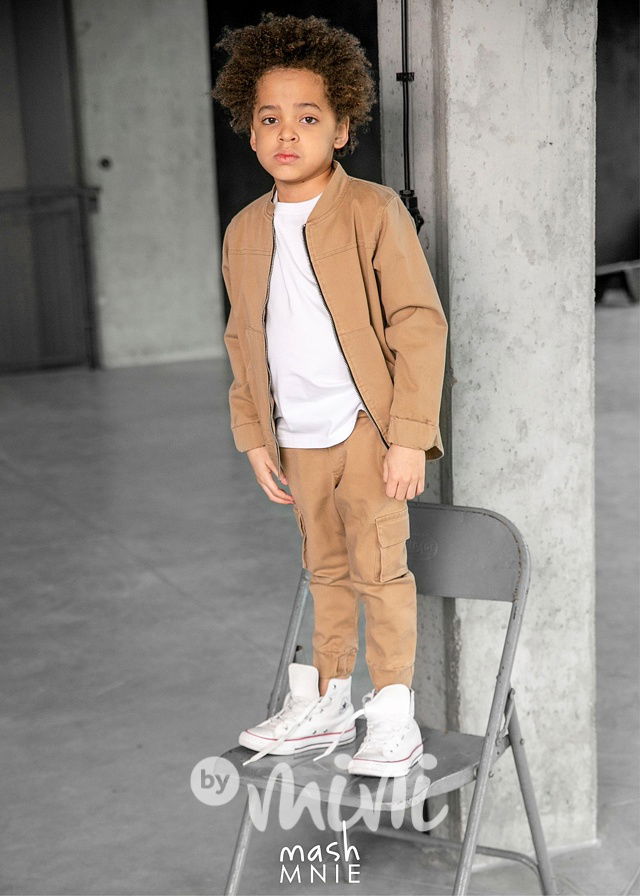 Bomber mikinobunda stories beige *MashMnie*