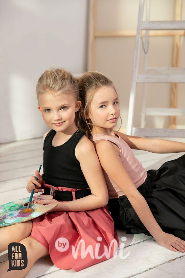 Žebrovaný pink top *AFK*