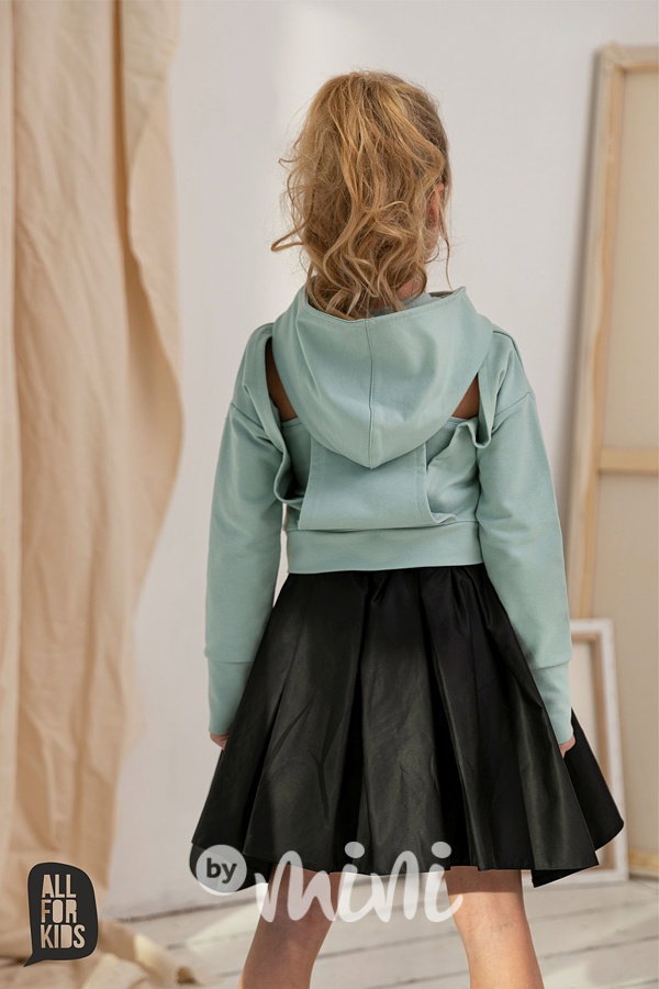 Mikina crossed backs mint *AFK*