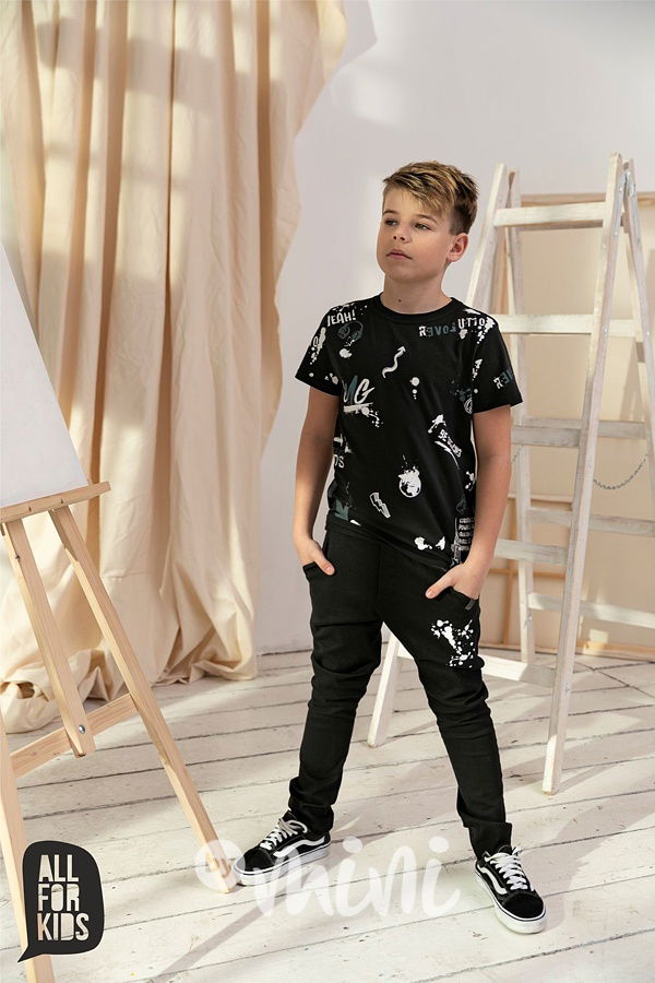 Černé splash džíny *AFK*