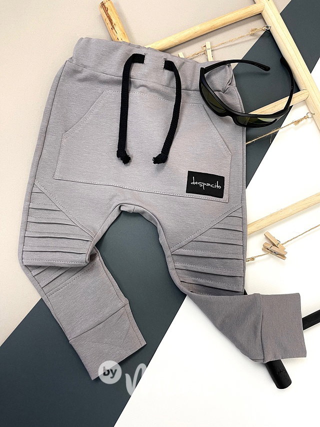 Despacito biker pants light grey