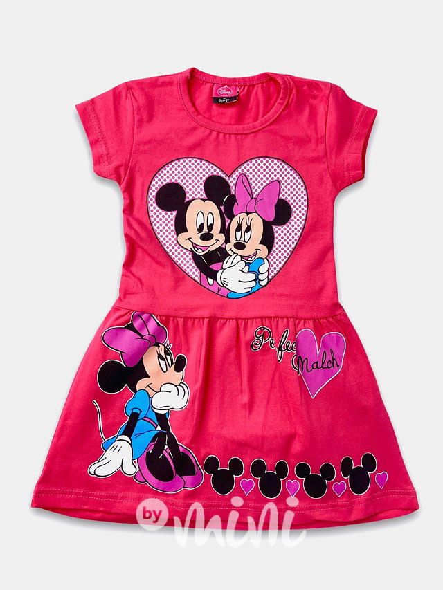 Minnie & Mickey malinové šaty