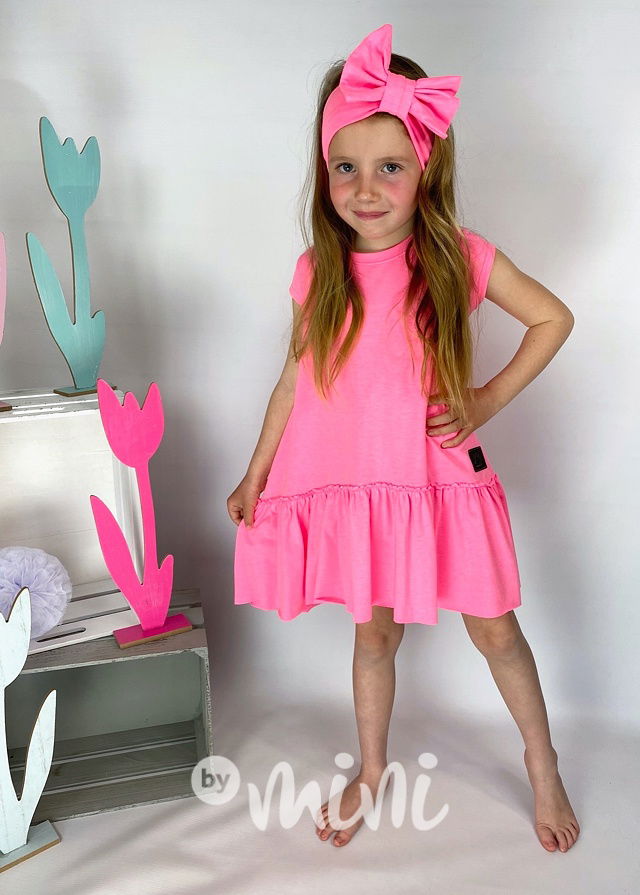 Neon pink oversize šaty *TOP*