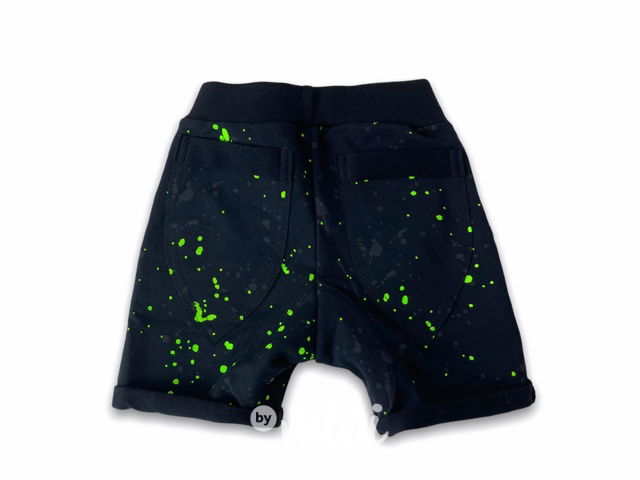 Splash kraťasy BASIC black/neon green