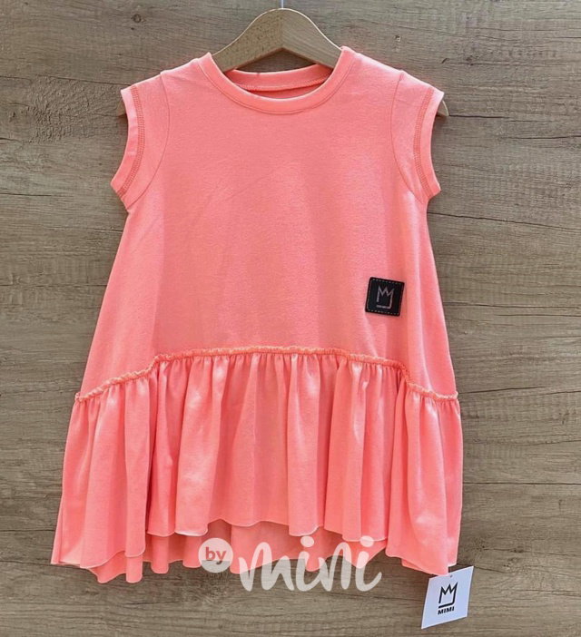 Neon oranž oversize šaty *TOP*
