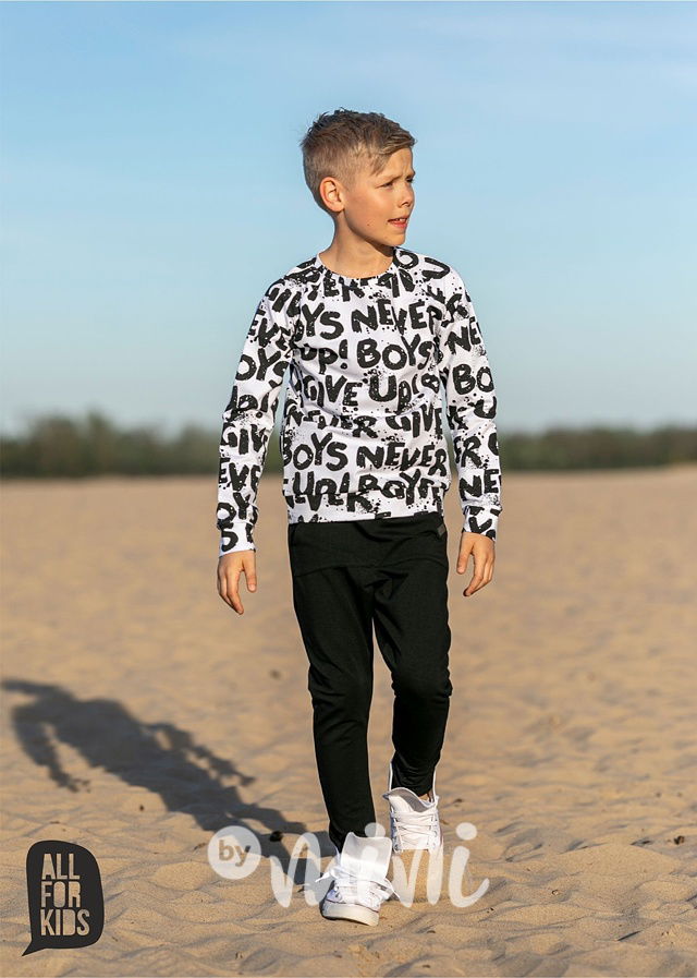 Black jogger tepláky