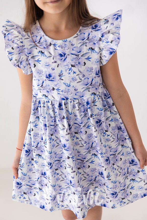 Lila passion dívčí šaty