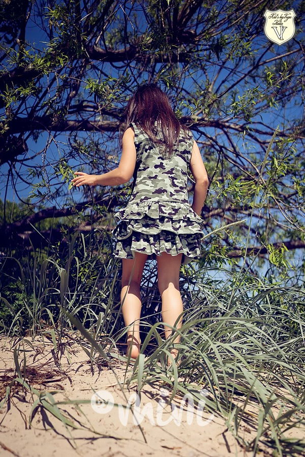 Army letní šaty Voga