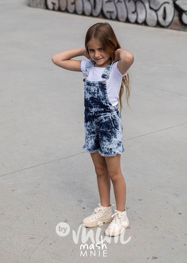 Bílý žebrovaný top *MashMnie*