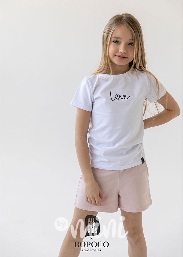 Růžové loungewear kraťasy