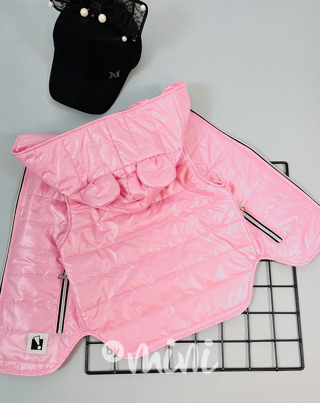 Prošívaná vesta - růžová