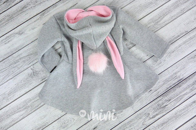 Bunny vyteplená mikča šedá