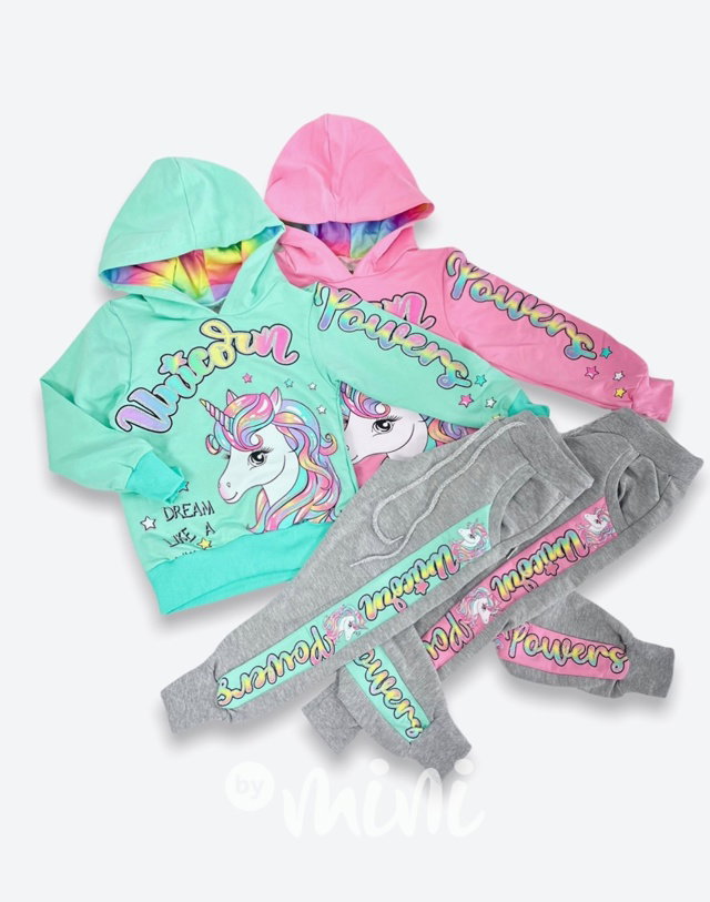 UNICORN mint tepláková souprava