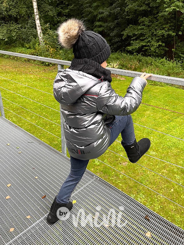 Zimní bunda space grey