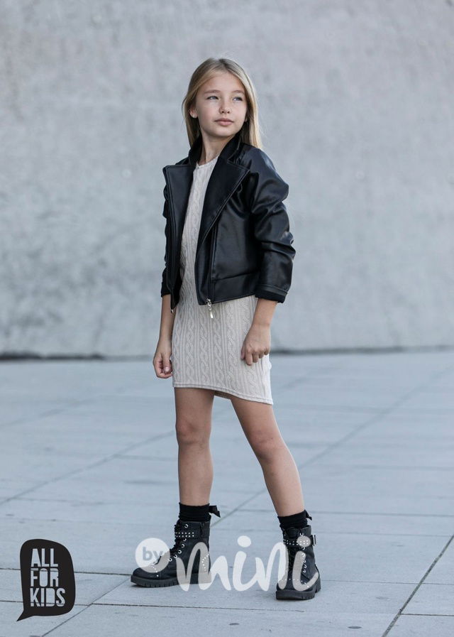 ECO leather černý křivák