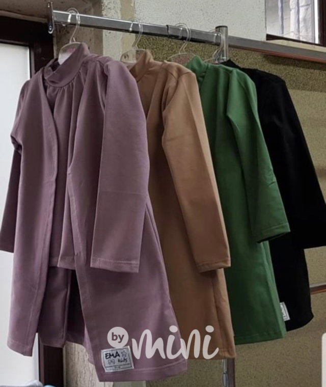 HIT 3-dílný bavlněný komplet pastel lila