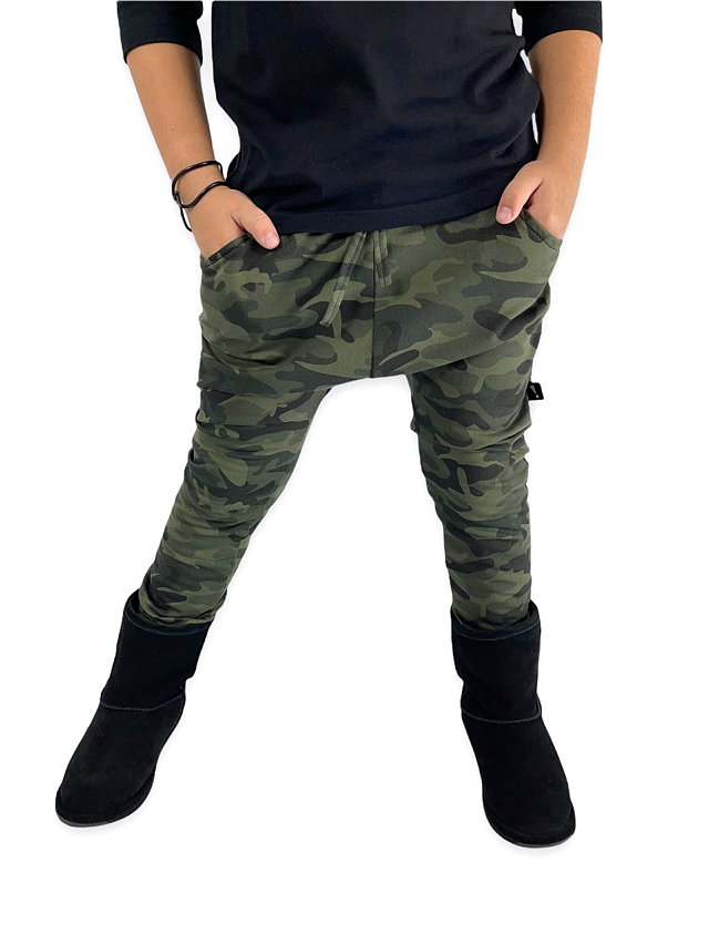 TERMO baggy tepláky BASIC - army