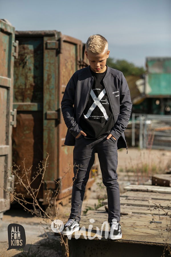 XxX ripped jogger tepláky šedé