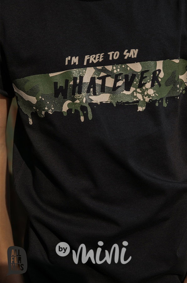WHATEVER triko černé