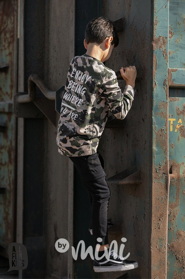 ENJOY army mikina
