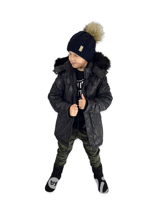 Zimní kabát dark army