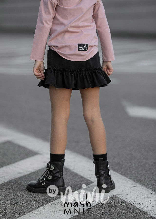 Denim sukně black *MashMnie*