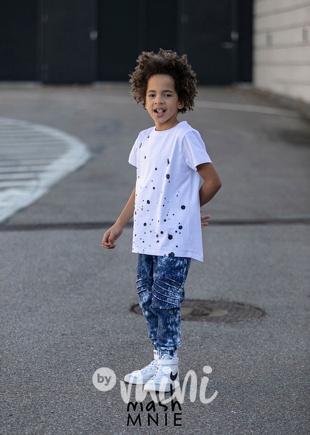 Splash acid wash jeansy blue *MashMnie*