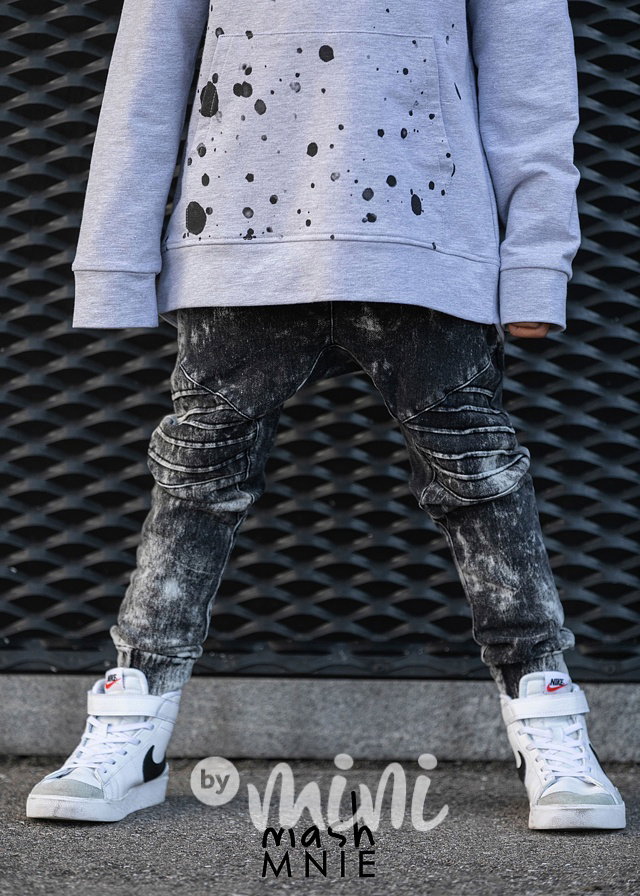 Splash acid wash jeansy black *MashMnie*