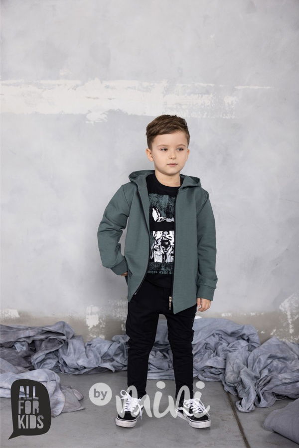 Bulldog mikina cool mint